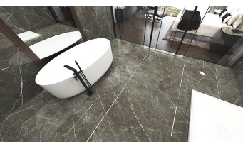 Окремостояча овальна ванна з мармуру Dremex Space 169,8x75x57,4 см, Gelcoat, білий матовий + сифон