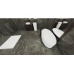 Окремостояча овальна ванна з мармуру Dremex Space 169,8x75x57,4 см, Gelcoat, білий матовий + сифон Окремостояча овальна ванна з мармуру Dremex Space 169,8x75x57,4 см, Gelcoat, білий матовий + сифон