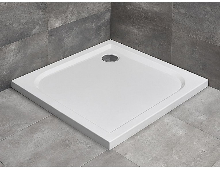 Душовий піддон Radaway DELOS C 90x90x5 см, білий (SDC0909-01)