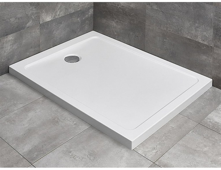 Душовий піддон прямокутний Radaway Doros F 120x80 см, білий (SDRF1280-01)