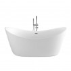 Окремостояча акрилова ванна Dusel DA 104 SIENA 180x80 см, з сифоном click/clack (DU104)
