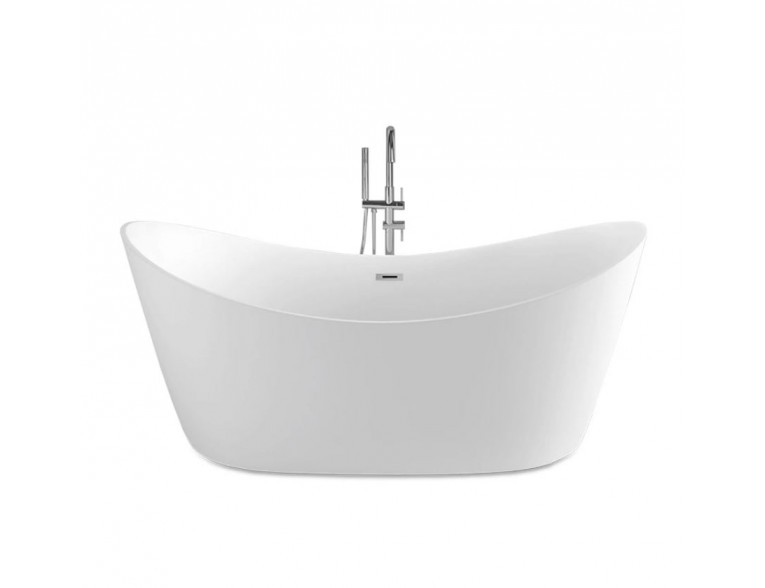Окремостояча акрилова ванна Dusel DA 104 SIENA 180x80 см, з сифоном click/clack (DU104)