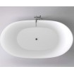 Окремостояча акрилова ванна Dusel DA 104 SIENA 180x80 см, з сифоном click/clack (DU104)