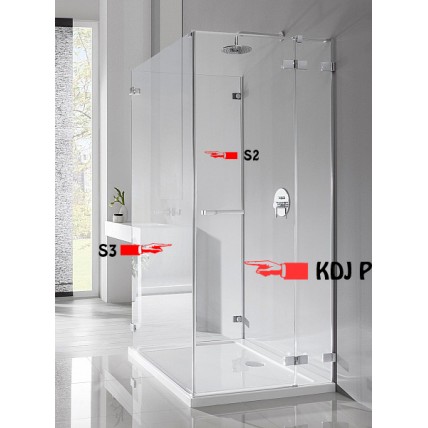 Бокова Стінка для душової кабіни Radaway Euphoria S2 90 (383030-01)