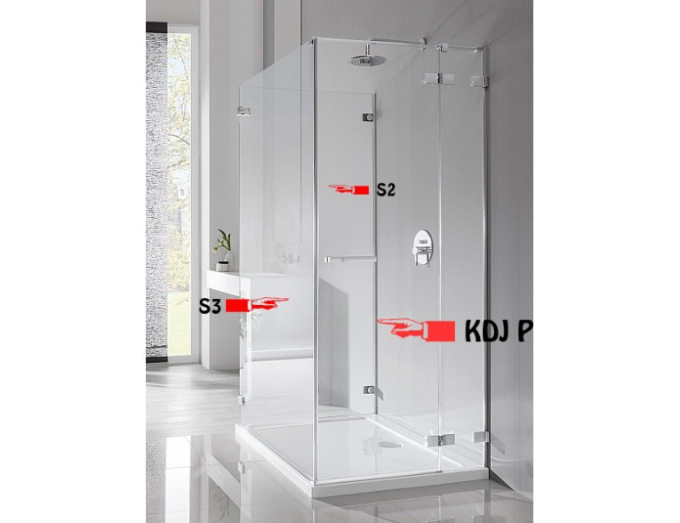Бокова Стінка для душової кабіни Radaway Euphoria S2 90 (383030-01)