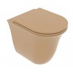 Унітаз підлоговий GSG Flut 52,5 см Smart Clean matt Chestnut (FLWC01017)