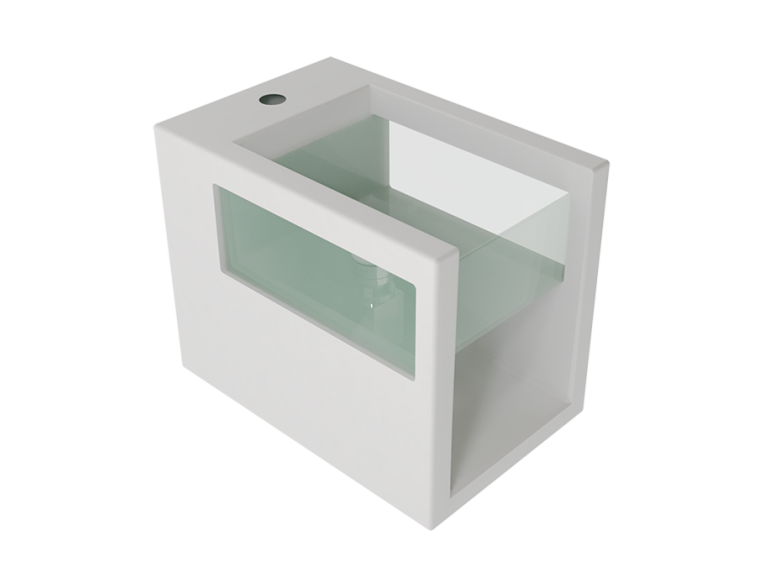 Підлогове біде GSG GLASS 53 см white matt (GLBI010010)