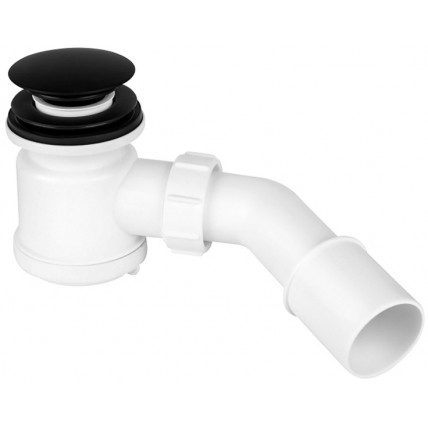 Смфон для душового піддонів McAlpine Click-Clack з отвором 50 мм, black (HC26CLMB) Смфон для душового піддонів McAlpine Click-Clack з отвором 50 мм, black (HC26CLMB)