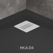 Душовий піддон, камяний Radaway Kyntos A 90x90 см, чорний (HKA9090-54) Душовий піддон, камяний Radaway Kyntos A 90x90 см, чорний (HKA9090-54)
