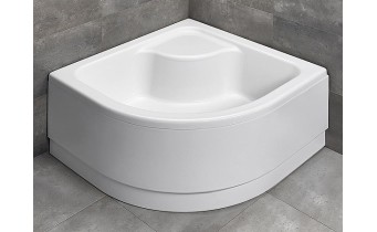 Душовий піддон напівкруглий глибокий Radaway Indos A 90x90x41,5 см, білий, з місцем для сидіння (SIA9090-01) Душовий піддон напівкруглий глибокий Radaway Indos A 90x90x41,5 см, білий, з місцем для сидіння (SIA9090-01)