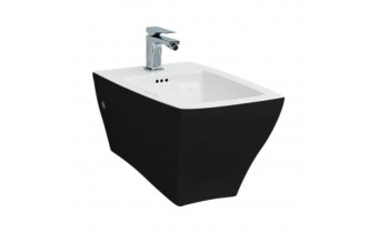 Підвісне біде ArtCeram Jazz, black white (JZB0010150)