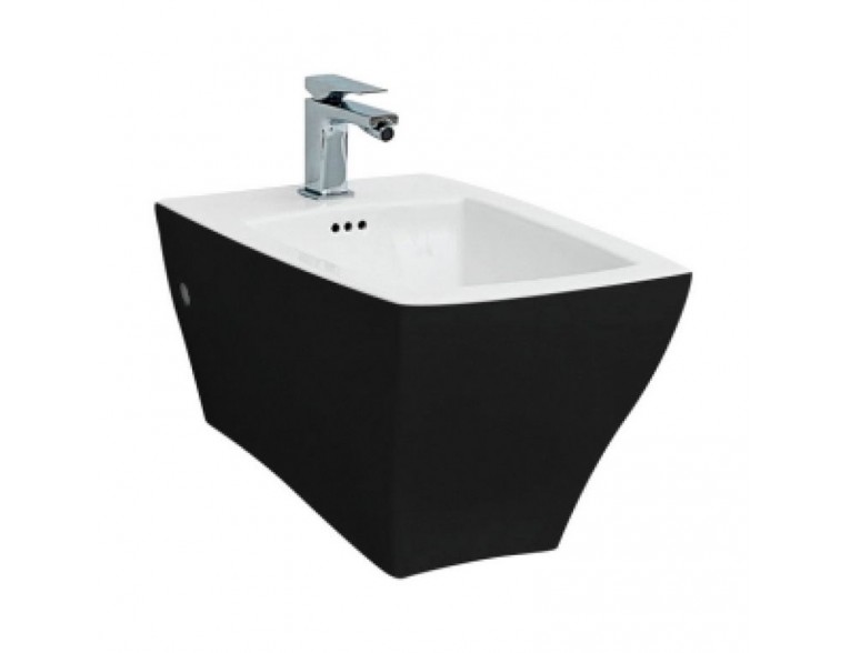 Підвісне біде ArtCeram Jazz, black white (JZB0010150)