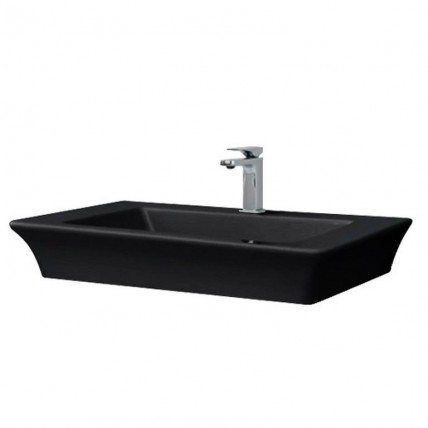 Підвісний умивальник ArtCeram Jazz, glossy black (JZL0070300)