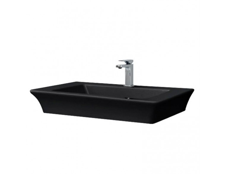 Підвісний умивальник ArtCeram Jazz, glossy black (JZL0070300)