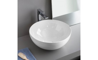 Умивальник на стільницю ArtCeram La ciotola 46, white (LCL0010100)