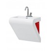Підвісний умивальник ArtCeram La Fontana, red white (LFL0020151)