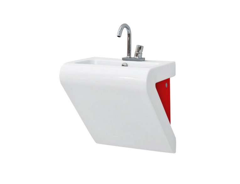 Підвісний умивальник ArtCeram La Fontana, red white (LFL0020151)