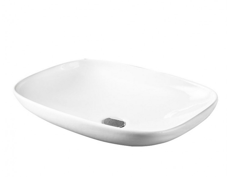 Умивальник на стільницю ArtCeram La Fontana, white (LFL0060100)