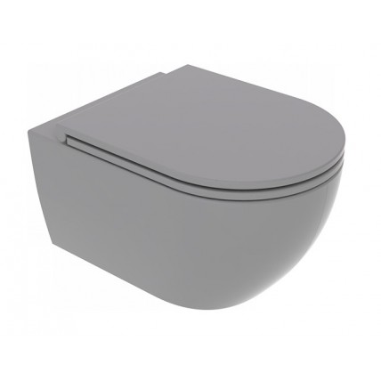 Підвісний унітаз GSG LIKE 52,5 см Smart Clean matt Cement (LKWCSO020)