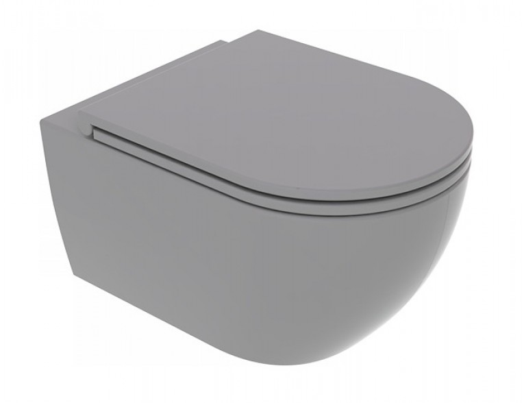 Підвісний унітаз GSG LIKE 52,5 см Smart Clean matt Cement (LKWCSO020)
