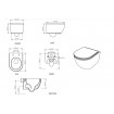 Підвісний унітаз GSG LIKE XXS 48,5 см Smart Clean matt Black (LKWCSOXXS003)