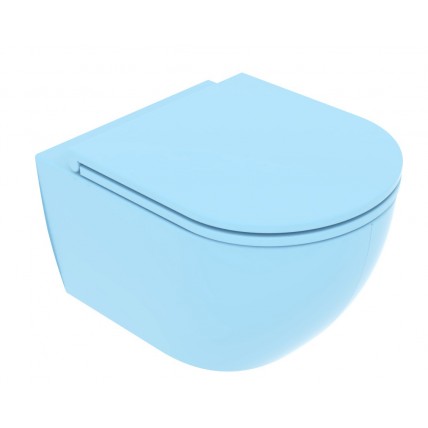 Підвісний унітаз GSG LIKE XXS 48,5 см Smart Clean matt Sky (LKWCSOXXS023)