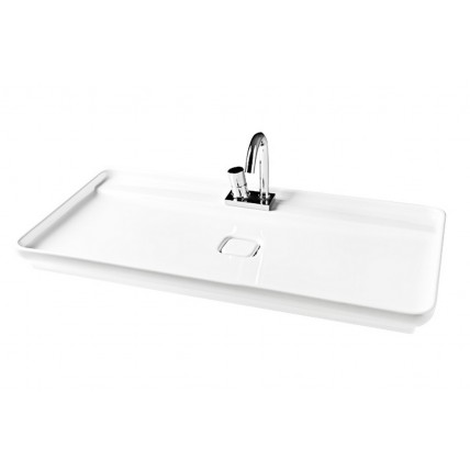 Умивальник на стільницю ArtCeram Oneshot naked system, white (NAL0010100)