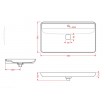 Умивальник на стільницю ArtCeram Oneshot naked system, white (NAL0010100) Умивальник на стільницю ArtCeram Oneshot naked system, white (NAL0010100)