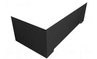 Панель для ванни Besco універсальна UNI 150 Black / Чорна, фронтальна + кріплення до обох панелей, екран для ванни (OAP-150UNIC) Панель для ванни Besco універсальна UNI 150 Black / Чорна, фронтальна + кріплення до обох панелей, екран для ванни (OAP-150UNIC)