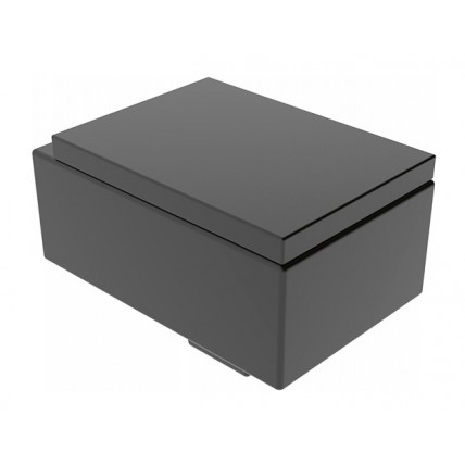 Підвісний унітаз GSG OZ 53 см matt Black (OZWCSO003)