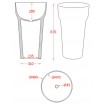 Підлоговий умивальник ArtCeram Pop, white (POL0040100) Підлоговий умивальник ArtCeram Pop, white (POL0040100)