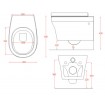 Підвісний унітаз ArtCeram Pop, white (POV0010100) Підвісний унітаз ArtCeram Pop, white (POV0010100)