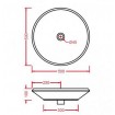 Умивальник на стільницю ArtCeram Play, white (PYL0010100) Умивальник на стільницю ArtCeram Play, white (PYL0010100)