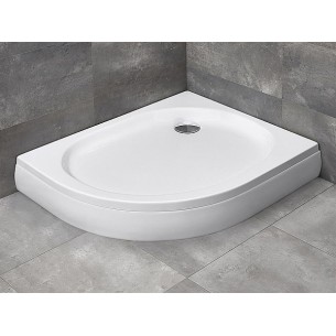 Душовий піддон асиметричний Radaway Patmos E 120x90x16 см, Правий, білий (4P91217-03R)