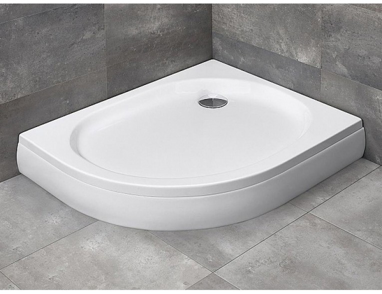 Душовий піддон асиметричний Radaway Patmos E 120x90x16 см, Правий, білий (4P91217-03R)