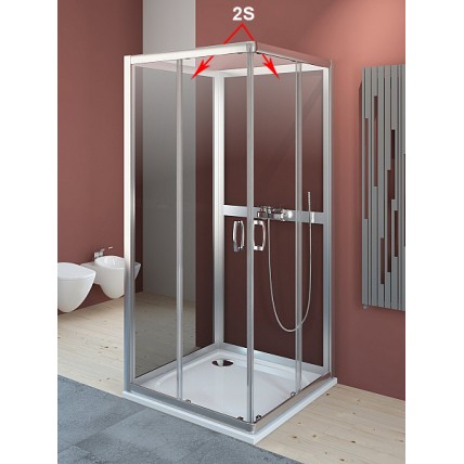Задні стінки для душової кабіни Radaway Premium Plus 2S 80 (33443-01-06N)