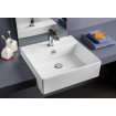 Умивальник на стільницю ArtCeram Quadro 50 semincasso, white (QUL0040100)