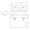 Підвісний умивальник ArtCeram Fuori box 108, white (TFL0270100) Підвісний умивальник ArtCeram Fuori box 108, white (TFL0270100)