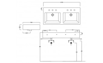 Підвісний умивальник ArtCeram Fuori box 108, white (TFL0270100)
