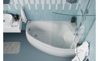 Ванна акрилова Vagnerplast Avona 150x90 см R, Правостороння (VPBA159AVO3PX-01)