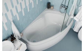 Ванна акрилова Vagnerplast Avona 150x90 см R, Правостороння (VPBA159AVO3PX-01)