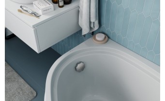 Ванна акрилова Vagnerplast Avona 150x90 см R, Правостороння (VPBA159AVO3PX-01)