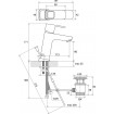 Змішувач для умивальника Ravak 10 градусів TD 013.00 (X0700643)
