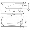 Ванна прямокутна Kolo Comfort 180x80 см (XWP3080000) Ванна прямокутна Kolo Comfort 180x80 см (XWP3080000)
