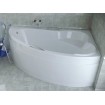 Ванна акрилова Besco Ada 140x90 R, Правостороння з ручками, асиметрична