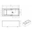 Ванна акрилова Riho Still Shower ELITE 180x80 см, L (BD18005) Ванна акрилова Riho Still Shower ELITE 180x80 см, L (BD18005)
