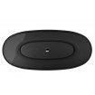 Ванна овальна окремостояча з матеріалу ResiCast Besco Mexa Carbon Grey 170x78x55 см, + сифон Black Matt, Сіра карбонова, прозора ванна (WAM-170-CGB) Ванна овальна окремостояча з матеріалу ResiCast Besco Mexa Carbon Grey 170x78x55 см, + сифон Black Matt, Сіра карбонова, прозора ванна (WAM-170-CGB)