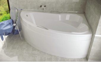 Ванна акрилова Besco Ada 160x100 R, асиметрична (WAA-160-NP)