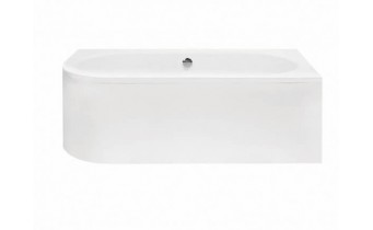 Ванна акрилова Besco Avita / Авіта 170x75 см, R - права, асиметрична, Правостороння, заокруглений кут (WAV-170-NP)