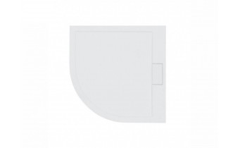 Душовий піддон акриловий, напівкруглий Besco Axim Ultraslim 90x90 см (BAX-90-NR)